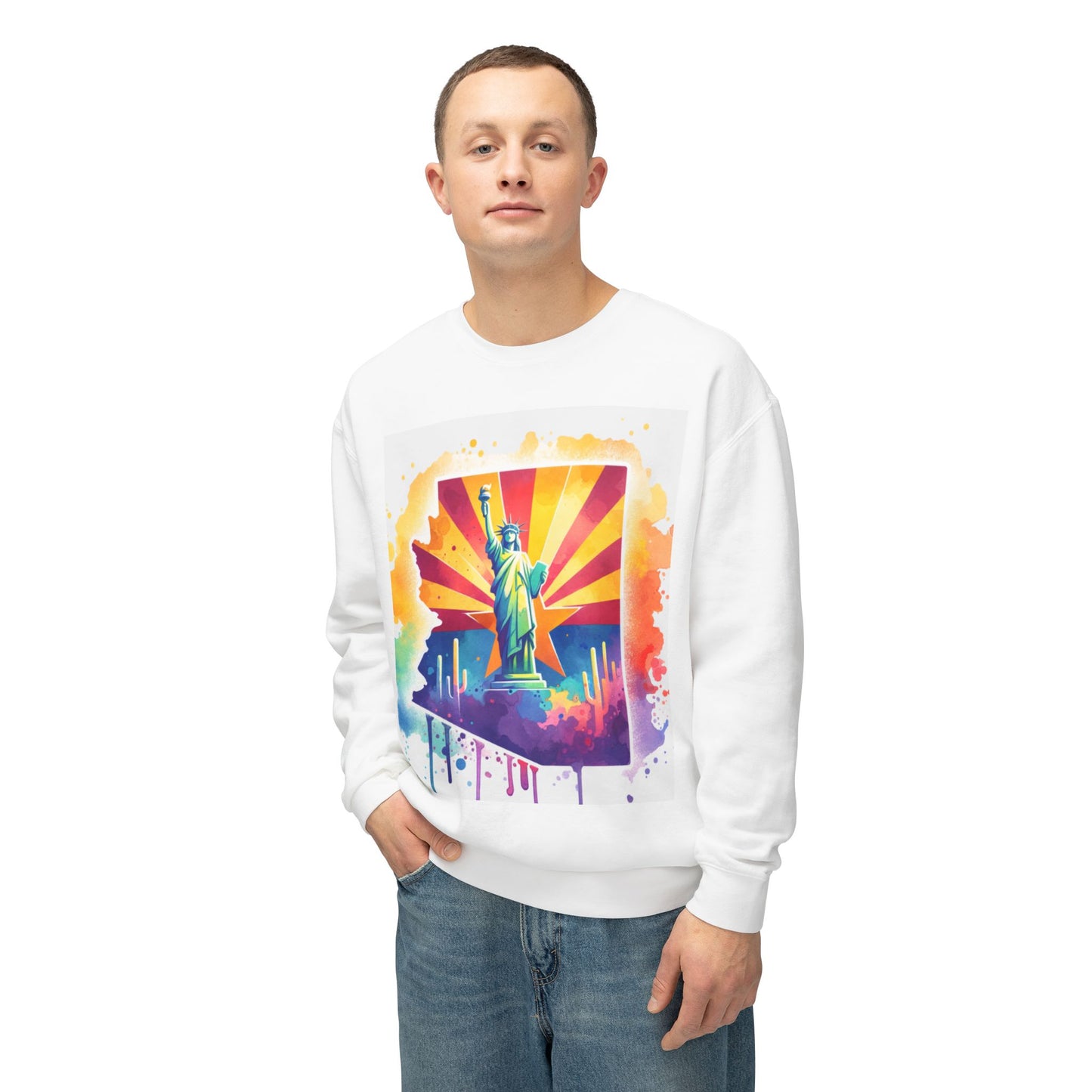 Unisex Lightweight Crewneck Sweatshirt